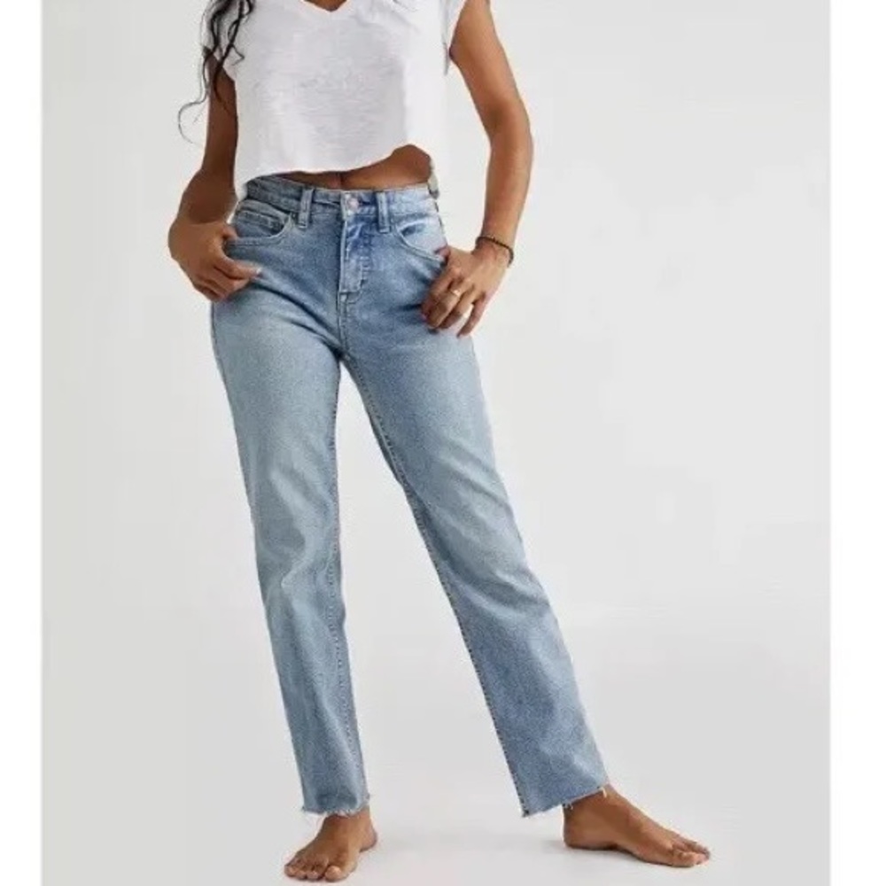 We The Free/Free People Vintage Style High Rise Jeans